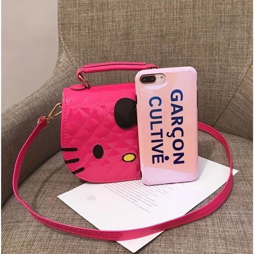 🔥Sanrio Hello Kitty Pattern Shoulder Bag Plush Handbag Kawaii Tote Bag BNWT🔥 - Picture 2 of 5